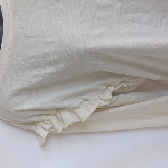 Anthropologie-  Pilcro Ruffled Open Back Top - Picture 4 of 9